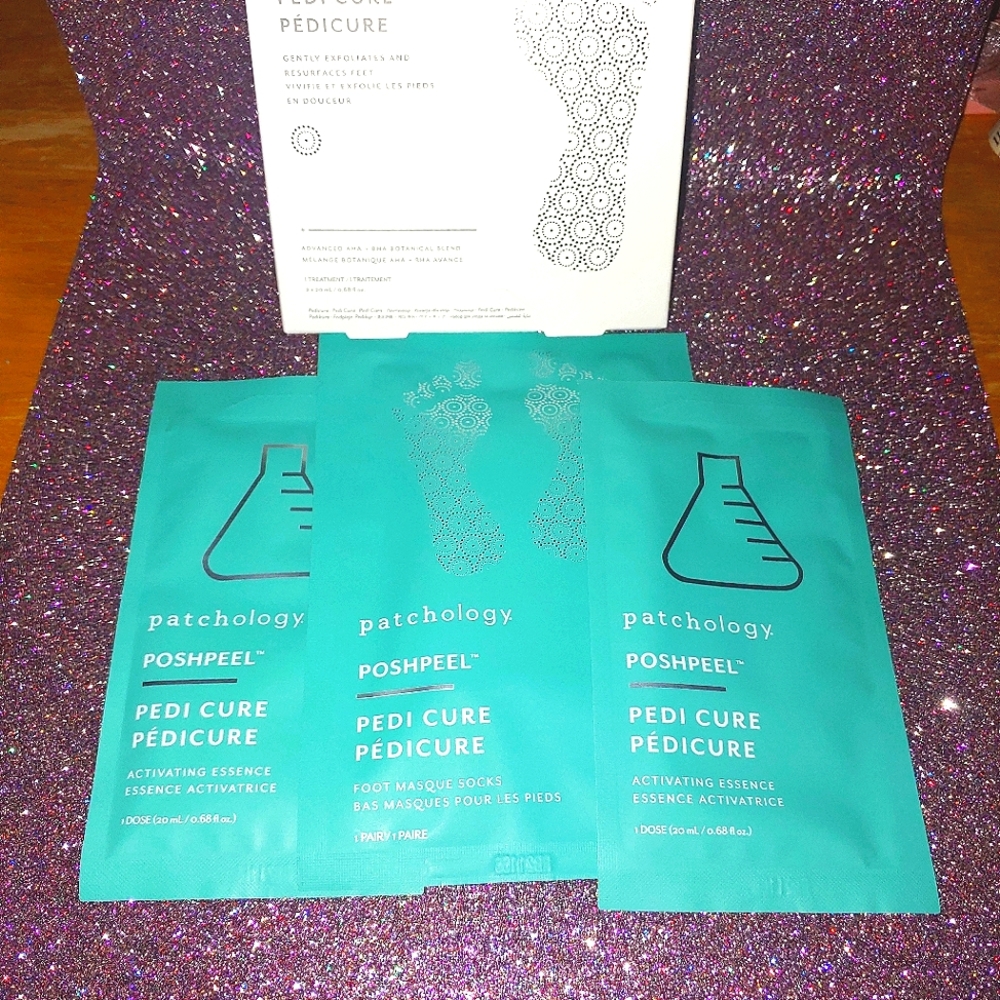 PoshPeel Pedi Cure Intensive Foot Peel Treatment Patchology